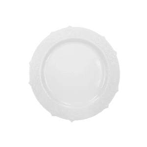 10 צלחות ויקטוריה 9" לבן